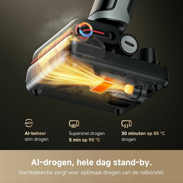 Dreame H15 Pro Heat Noir, Aspirateur Laveur à Eau Chaude 85 °C et 22 kPa Dreame H15 Pro Heat Noir, Aspirateur Laveur à Eau Chaude 85 °C et 22 kPa