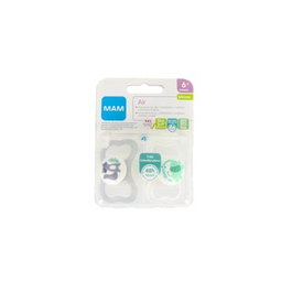 MAM Tétine AIR SILI FISIO Taille M, 2 Unités, Neutre