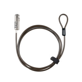 Tooq Câble Sécurité Nano avec Combinaison pour Portable 1.5m Gris