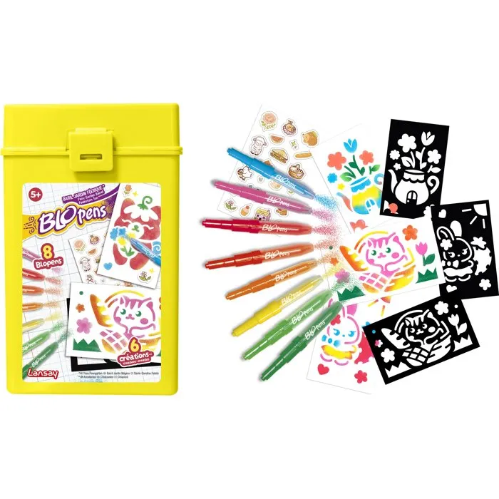 Lansay Blopens Jeu de Coloriage Baril Jardin Féerique