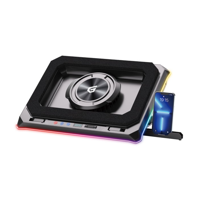Conceptronic THYIA03B Gaming Notebook Cooler avec Hub USB