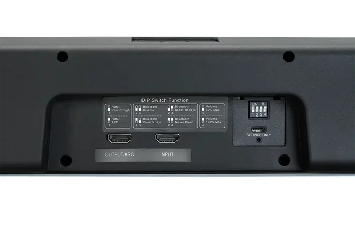 JBLPRO PSB-2 Enceinte stéréo sans subwoofer, HDMI, Bluetooth, montage mural, pour hôtels et cabines JBLPRO PSB-2 Enceinte stéréo sans subwoofer, HDMI, Bluetooth, montage mural, pour hôtels et cabines