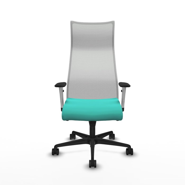 Piqueras y Crespo Chaise de Bureau Albacete Turquoise et Blanc Piqueras y Crespo Chaise de Bureau Albacete Turquoise et Blanc