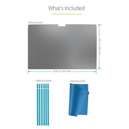 Startechcom Filtre de Confidentialité pour MacBook Pro 16 Pouces - Protection Écran avec Technologie Microréseau et Anti-lumière Bleue - Réversible Mat et Brillant