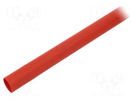 BBC CELLPACK Tuyau thermorétractile rouge 9,5mm