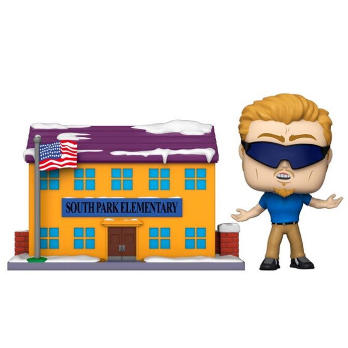 Funko Pop! Town South Park Elementary - Figurine Vinyle 20 cm avec PC Principal