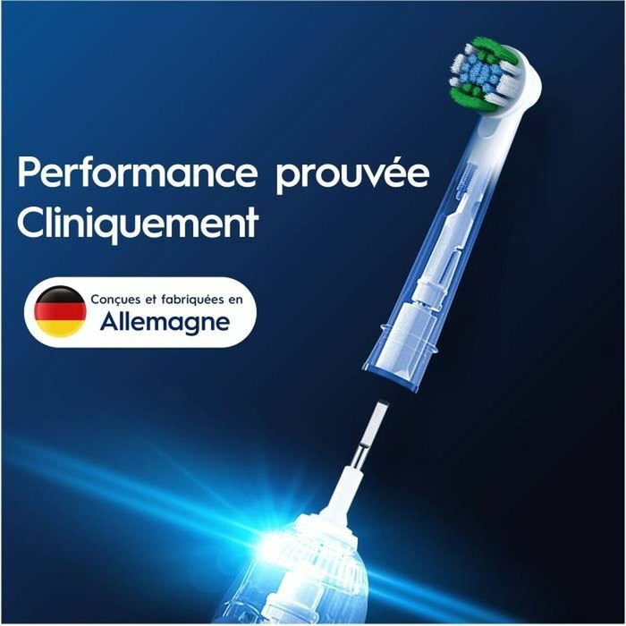 Oral-B Precision Clean Pack de 6 brossettes pour brosse à dents électrique - Blanc