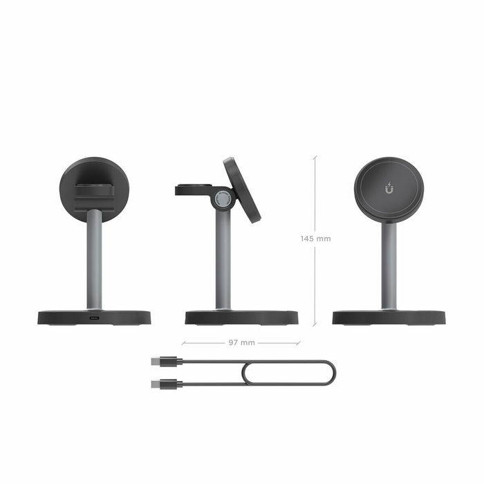 Chargeur sans fil Aisens USB-C 3IN1 15WACCS Noir 15 W 50 W