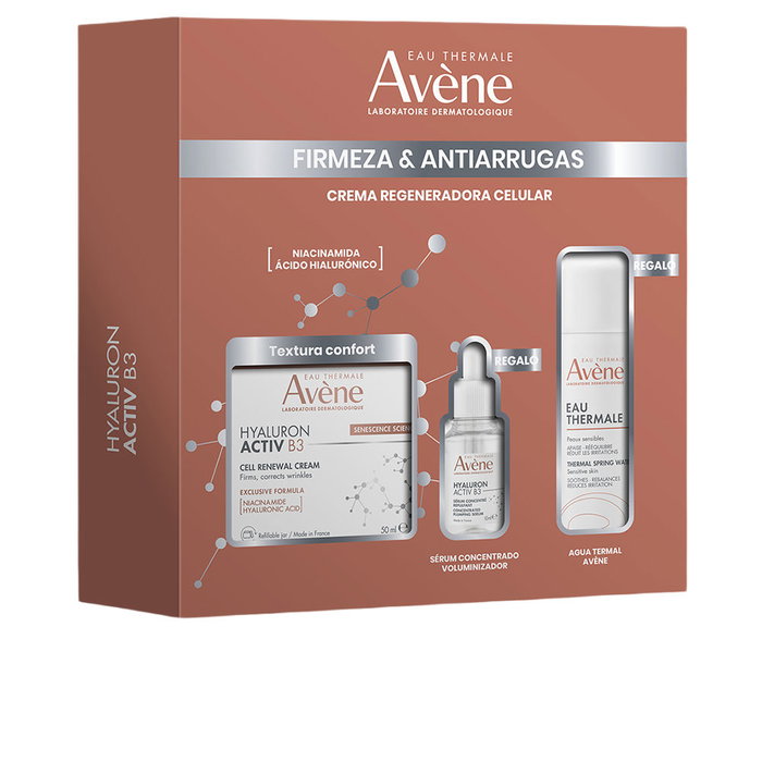 Avène Coffret HYALURON ACTIV B3 : Crème 50 ml, Eau thermale 50 ml et Sérum 10 ml Avène Coffret HYALURON ACTIV B3 : Crème 50 ml, Eau thermale 50 ml et Sérum 10 ml