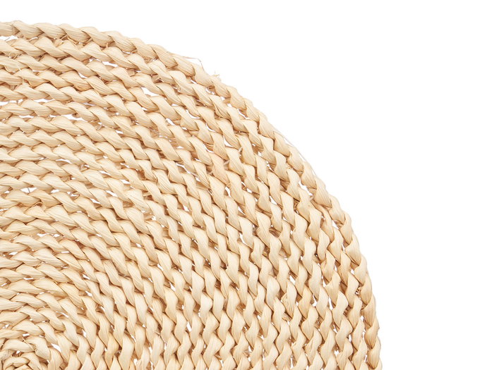 Kinvara Set de 2 Salvamantels Ronds Naturels 35 cm Fibre de Maïs (Set de 12)