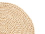 Kinvara Set de 2 Salvamantels Ronds Naturels 35 cm Fibre de Maïs (Set de 12)