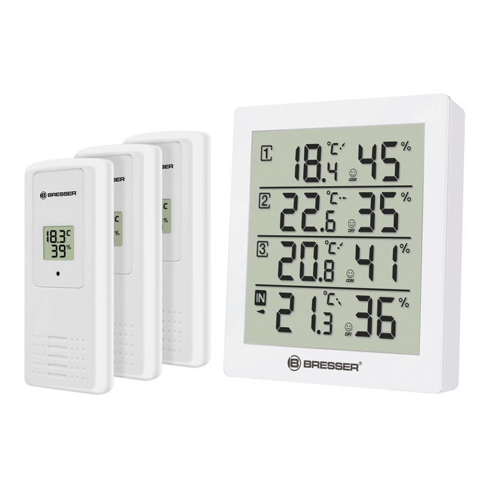 Bresser Temeo Hygro Quadro blanc Bresser Temeo Hygro Quadro blanc