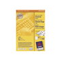 Avery Zweckform Étiquettes adhésives 70 x 41 mm blanches pour imprimante, 1 feuille A4 (3481)