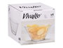 Vivalto Bol Conique Aperitif 16,5 cm Verre Transparent 800 ml (Set de 24)