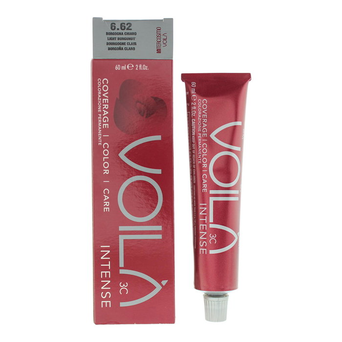 Intercosmo Voila 3C Intense Teinture permanente 6.62 Light Burgundy 60 ml Intercosmo Voila 3C Intense Teinture permanente 6.62 Light Burgundy 60 ml