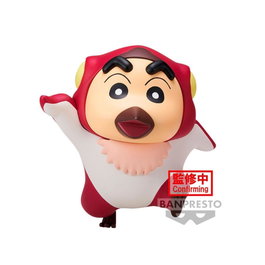 Banpresto Figurine Crayon Dino Pteranodon Shinchan PVC 11 cm avec base