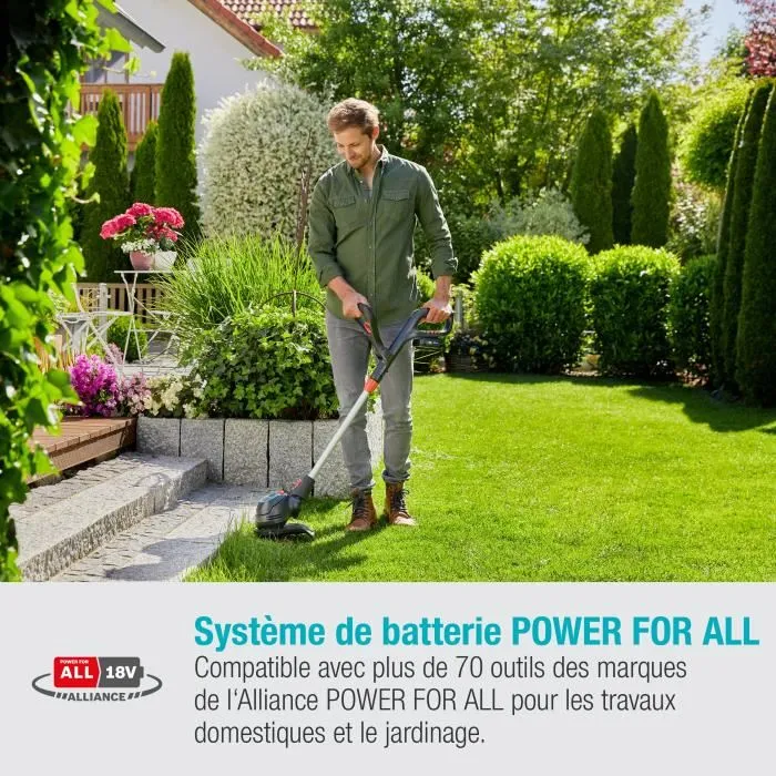 Gardena P4A ComfortCut 23/18V - Coupe-bordure sur batterie 18V avec manche télescopique et largeur de coupe 23 cm Gardena P4A ComfortCut 23/18V - Coupe-bordure sur batterie 18V avec manche télescopique et largeur de coupe 23 cm