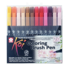 Sakura Koi Coloring Brush Pen set, 24 couleurs