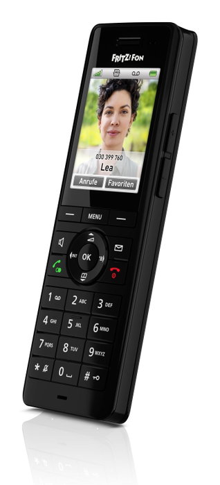 Fritz! Telephone receiver X6 Noir 6,1 cm (2,4 pouces)
