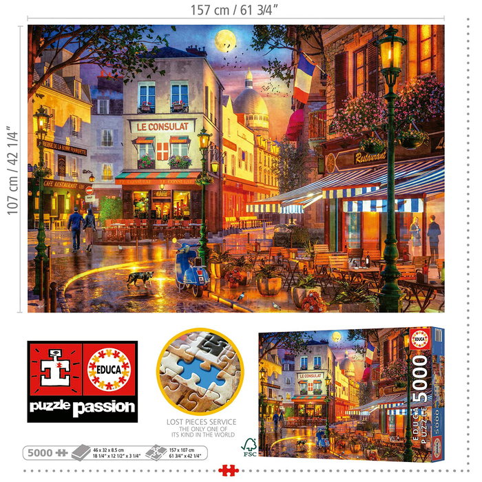 Educa Puzzle 5000 Pièces Le Consulat 19950 en Espagnol pour Adultes, 157 x 107 cm Assemblé