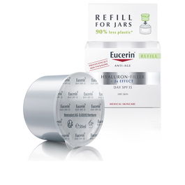 Eucerin HYALURON FILLER Crème Jour Peaux Sèches SPF15 Recharge 50 ml