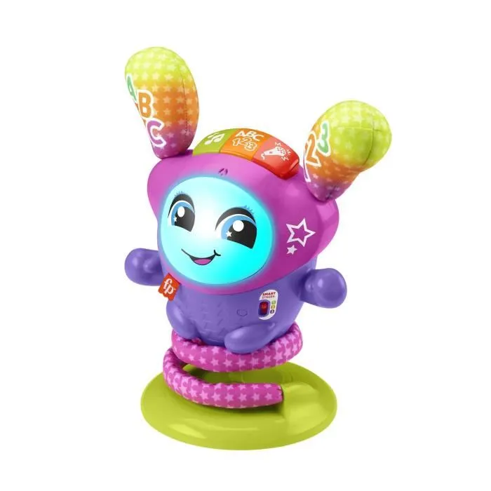 Fisher-Price DJ le Robot Danseur à Rebond Rose Fisher-Price DJ le Robot Danseur à Rebond Rose