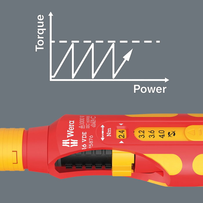Wera 7516 VDE Kraftform Safe-Torque Speed 2,4-4,0 Nm