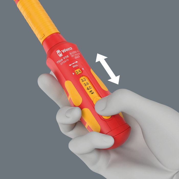 Wera 7516 VDE Kraftform Safe-Torque Speed 2,4-4,0 Nm
