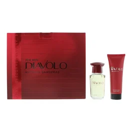 Antonio Banderas Set Diavolo pour Homme avec Eau de Toilette et Baume Après-Rasage