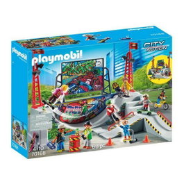 PLAYMOBIL Playset City Action Skate Park 70168 (68 pièces) inevitable