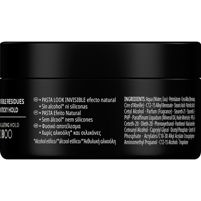 Syoss Pâte Invisible Cire Capillaire Maintien Souple Naturel Finition Discrète Sans Résidus 100 ml