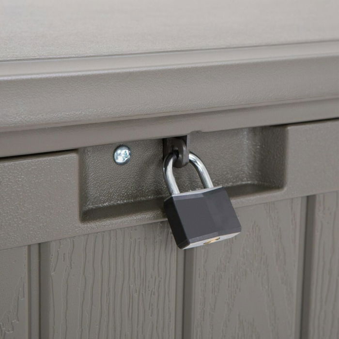 Coffre de jardin Lifetime Marron 440 L Plastique 127 x 64 x 67 cm