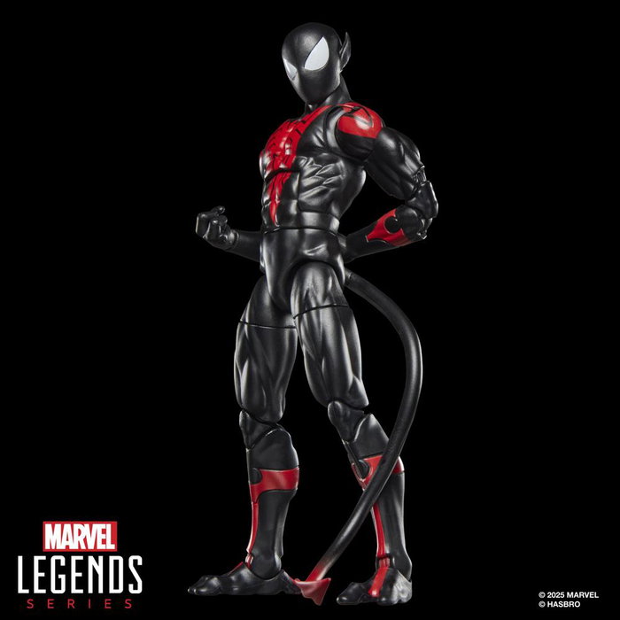 Hasbro Marvel Legends Series : Figurine Uncanny Spider-Man (Nightcrawler) 15 cm avec 5 accessoires – Collection Comics X-Men