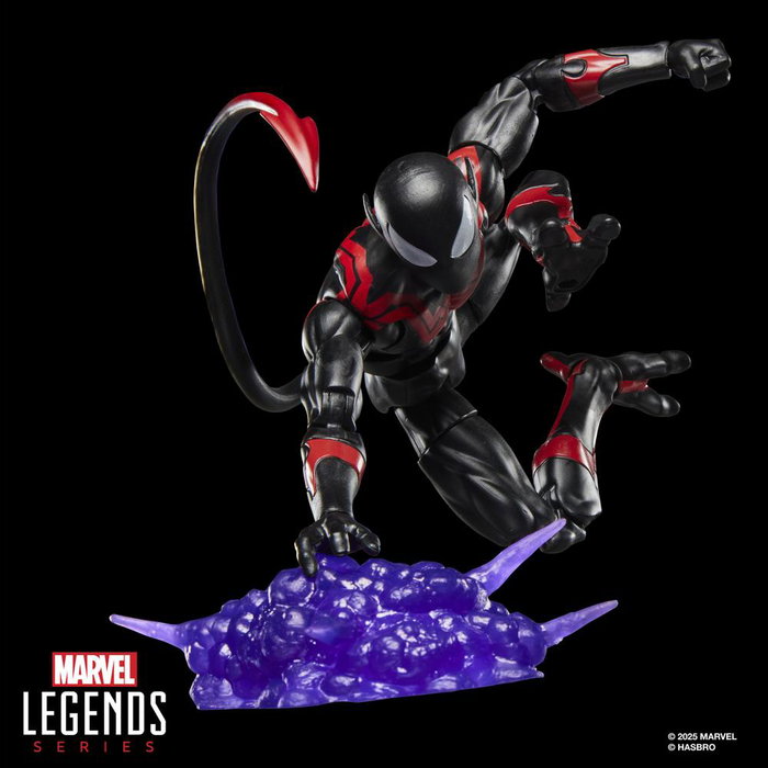 Hasbro Marvel Legends Series : Figurine Uncanny Spider-Man (Nightcrawler) 15 cm avec 5 accessoires – Collection Comics X-Men