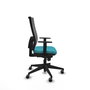 PIQUERAS Y CRESPO Chaise de bureau Horna Turquoise avec mécanisme synchrone et accoudoirs 1D