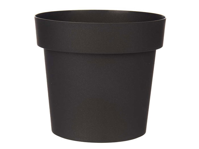 IBERGARDEN Maceta de plastique Anthracite 16 cm