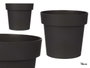 IBERGARDEN Maceta de plastique Anthracite 16 cm