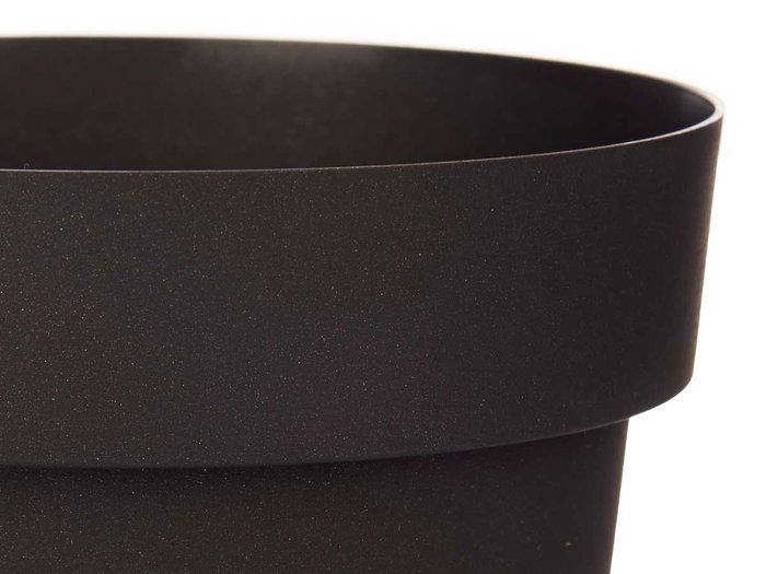 IBERGARDEN Maceta de plastique Anthracite 16 cm