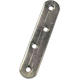 Future Plaque de jonction recte union 40x16mm bichromatée (lot de 4)