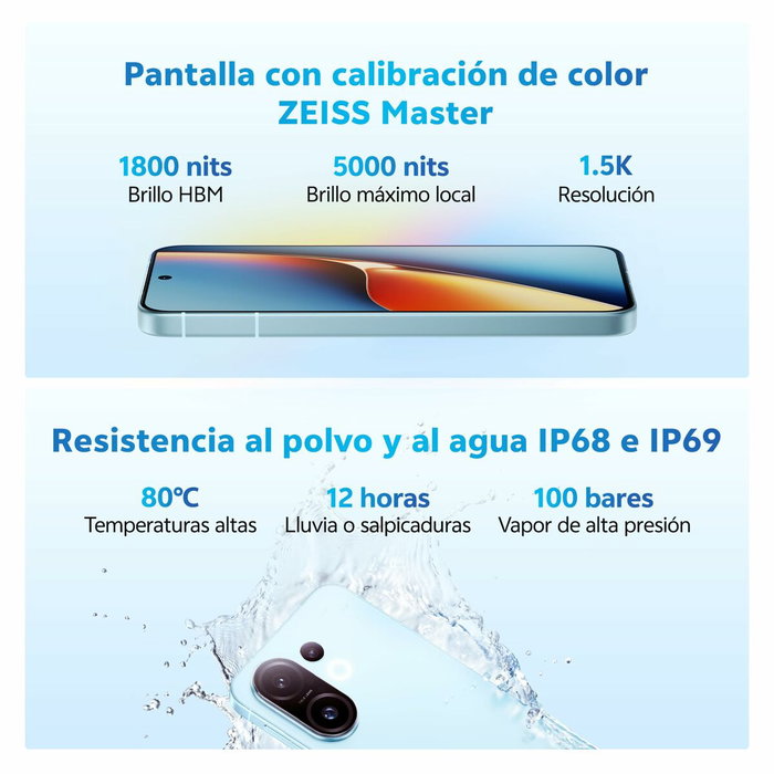 Smartphone Vivo 560272 6,3" 12 GB RAM 512 GB Bleu Smartphone Vivo 560272 6,3" 12 GB RAM 512 GB Bleu