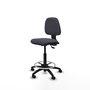 PIQUERAS Y CRESPO Tabouret Isso Asynchrone Tissu Gris foncé