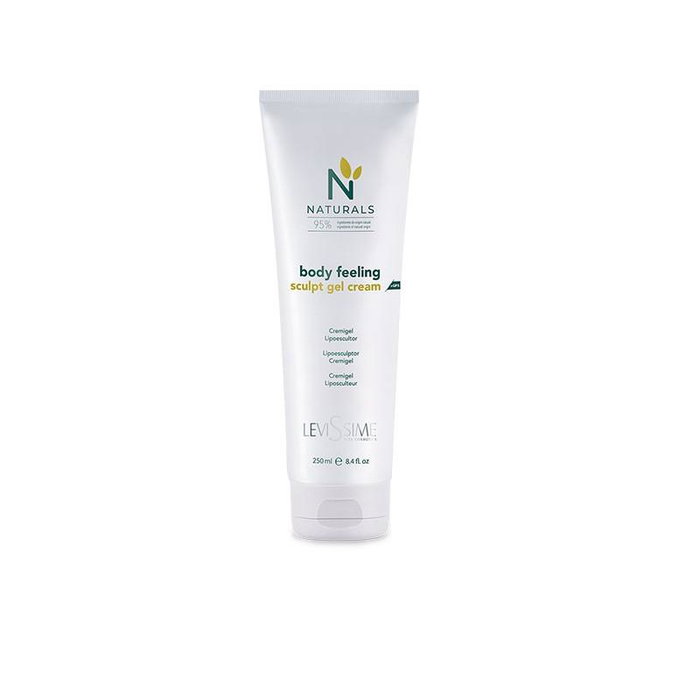 Levissime Naturals Body Feeling Gel-Crème Sculptant Contours Lipo-Réducteur 250 ml avec Extrait de Centella Asiatica et Ginkgo Levissime Naturals Body Feeling Gel-Crème Sculptant Contours Lipo-Réducteur 250 ml avec Extrait de Centella Asiatica et Ginkgo