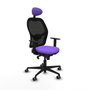 Piqueras y Crespo Chaise de Bureau 1D036G1 Lila avec Appui-tête