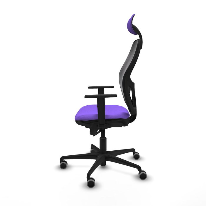 Piqueras y Crespo Chaise de Bureau 1D036G1 Lila avec Appui-tête