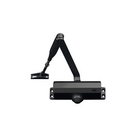 Articulos Inoxidables JNF 600 - Ferme-porte hydraulique 2-4 kg, finition argent/noir, acier inoxydable