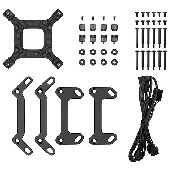 Deepcool LM360 Watercooling AIO 360mm Noir - Pompe 6e génération (2500-3400 tr/min) avec écran IPS 2.4 pouces - Kit refroidissement liquide pour processeur