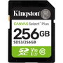 Kingston Canvas Select Plus 256Go SDXC Carte Mémoire UHS-I U1 Classe 10 V10