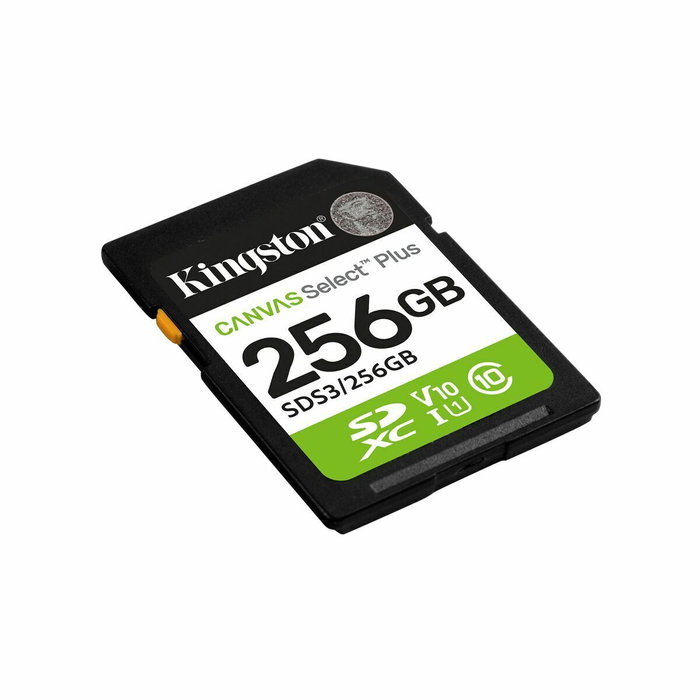 Carte Mémoire Micro SD avec Adaptateur Kingston Canvas Select Plus Gen3 256 GB