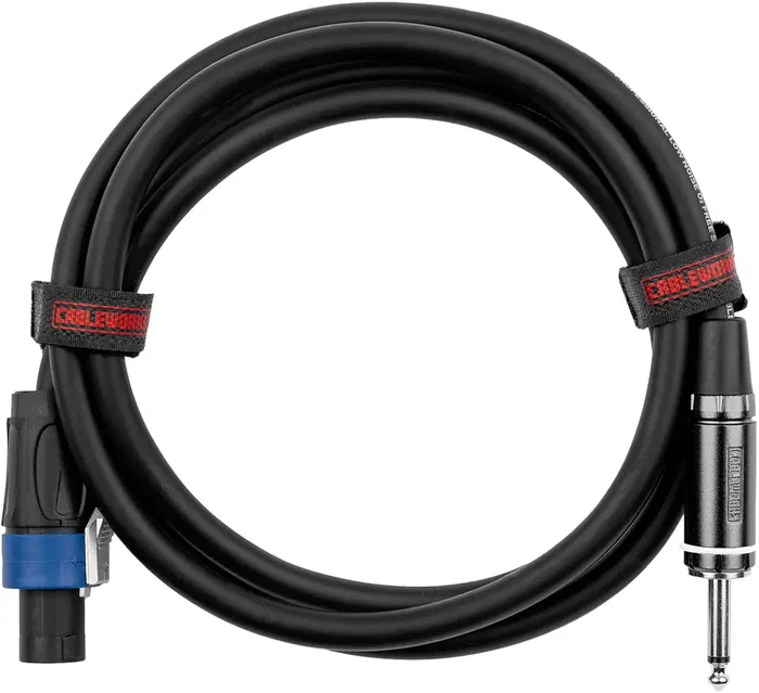 CABLEWORKS Câble Haut-Parleur Jack/Speakon - 1,8 m