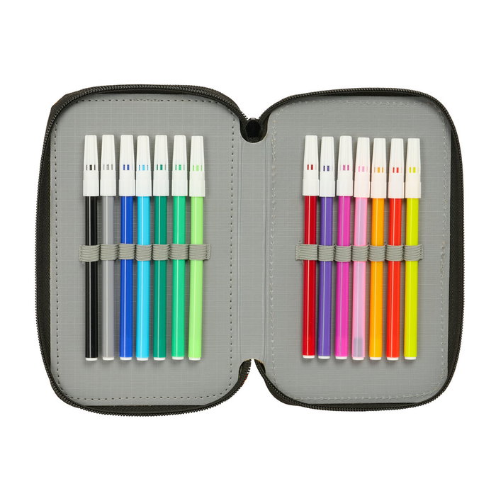 Fourre-tout Naruto Noir 12,5 x 19,5 x 5,5 cm 37 Pièces